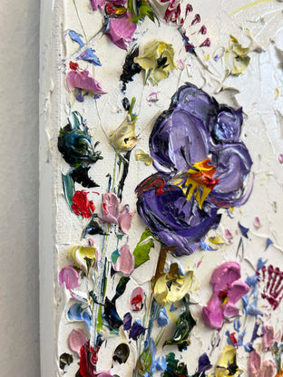 Original art for sale at UGallery.com | So Very Spring by Lisa Elley | $425 | oil painting | 12' h x 9' w | photo 2