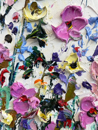 Original art for sale at UGallery.com | So Very Spring by Lisa Elley | $425 | oil painting | 12' h x 9' w | photo 4