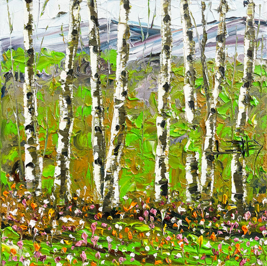 Summer Birch by Lisa Elley |  Artwork Main Image 