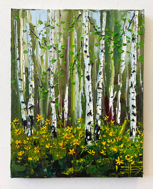Original art for sale at UGallery.com | Summer's Lease by Lisa Elley | $575 | oil painting | 14' h x 11' w | photo 3