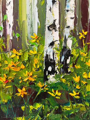 Original art for sale at UGallery.com | Summer's Lease by Lisa Elley | $575 | oil painting | 14' h x 11' w | photo 4