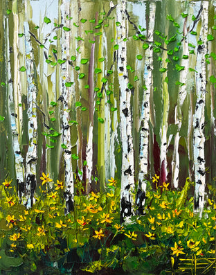 Original art for sale at UGallery.com | Summer's Lease by Lisa Elley | $575 | oil painting | 14' h x 11' w | photo 1