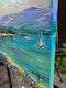 Original art for sale at UGallery.com | Turquoise Tahoe by Lisa Elley | $325 | oil painting | 9' h x 12' w | thumbnail 2