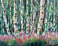 Original art for sale at UGallery.com | Viridian Dream by Lisa Elley | $475 | oil painting | 11' h x 14' w | thumbnail 1