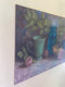 Original art for sale at UGallery.com | Teal Cup and Aqua Jar by Lisa Nielsen | $575 | oil painting | 12' h x 16' w | thumbnail 2
