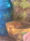 Original art for sale at UGallery.com | Teal Cup and Aqua Jar by Lisa Nielsen | $575 | oil painting | 12' h x 16' w | thumbnail 4
