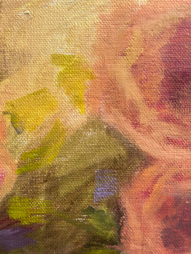 Bathed In Sunshine by Lisa Nielsen |   Closeup View of Artwork 