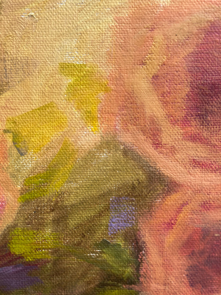 Bathed In Sunshine by Lisa Nielsen |  Closeup View of Artwork 
