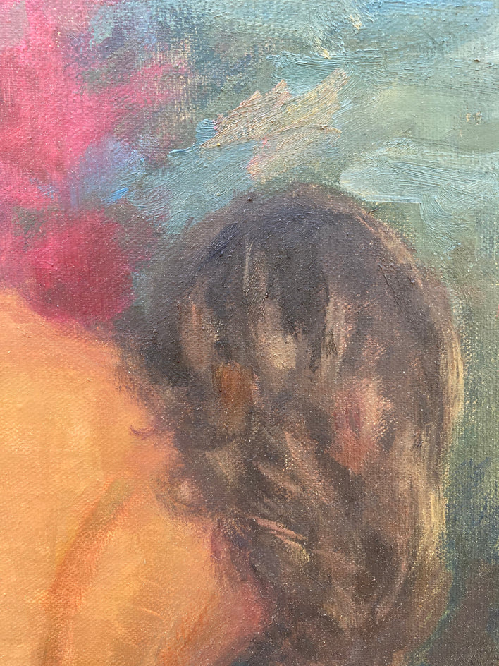 In Green and Scarlet by Lisa Nielsen |  Context View of Artwork 