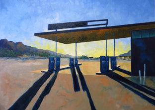 Original art for sale at UGallery.com | Long Shadows by Mitchell Freifeld | $900 | oil painting | 25' h x 35' w | photo 1