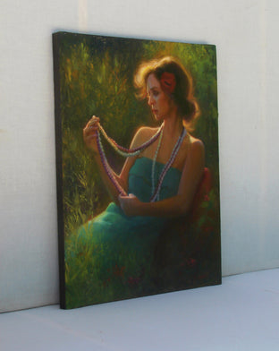 Lost in Thought by Sherri Aldawood |  Side View of Artwork 