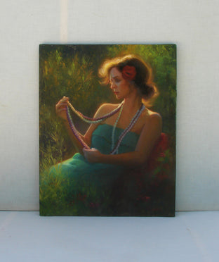 Original art for sale at UGallery.com | Lost in Thought by Sherri Aldawood | $1,700 | oil painting | 20' h x 16' w | photo 3