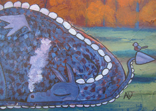 Original art for sale at UGallery.com | Sleeping Under the Stars by Andrea Doss | $600 | acrylic painting | 20' h x 24' w | photo 4
