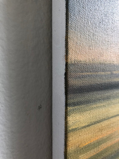 Low Tide by Jesse Aldana |  Side View of Artwork 