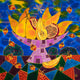 Original art for sale at UGallery.com | Still Life with Fruits by Yelena Sidorova | $950 | mixed media artwork | 20' h x 20' w | thumbnail 1