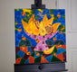Original art for sale at UGallery.com | Still Life with Fruits by Yelena Sidorova | $950 | mixed media artwork | 20' h x 20' w | thumbnail 3
