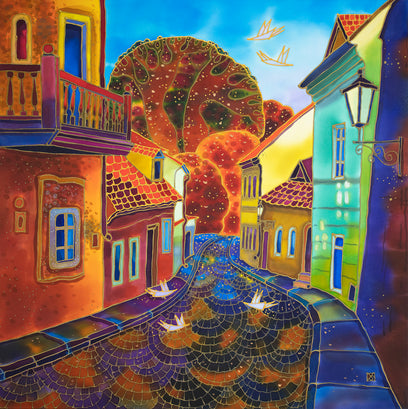 Golden Street, Prague by Yelena Sidorova | Artwork Main Image