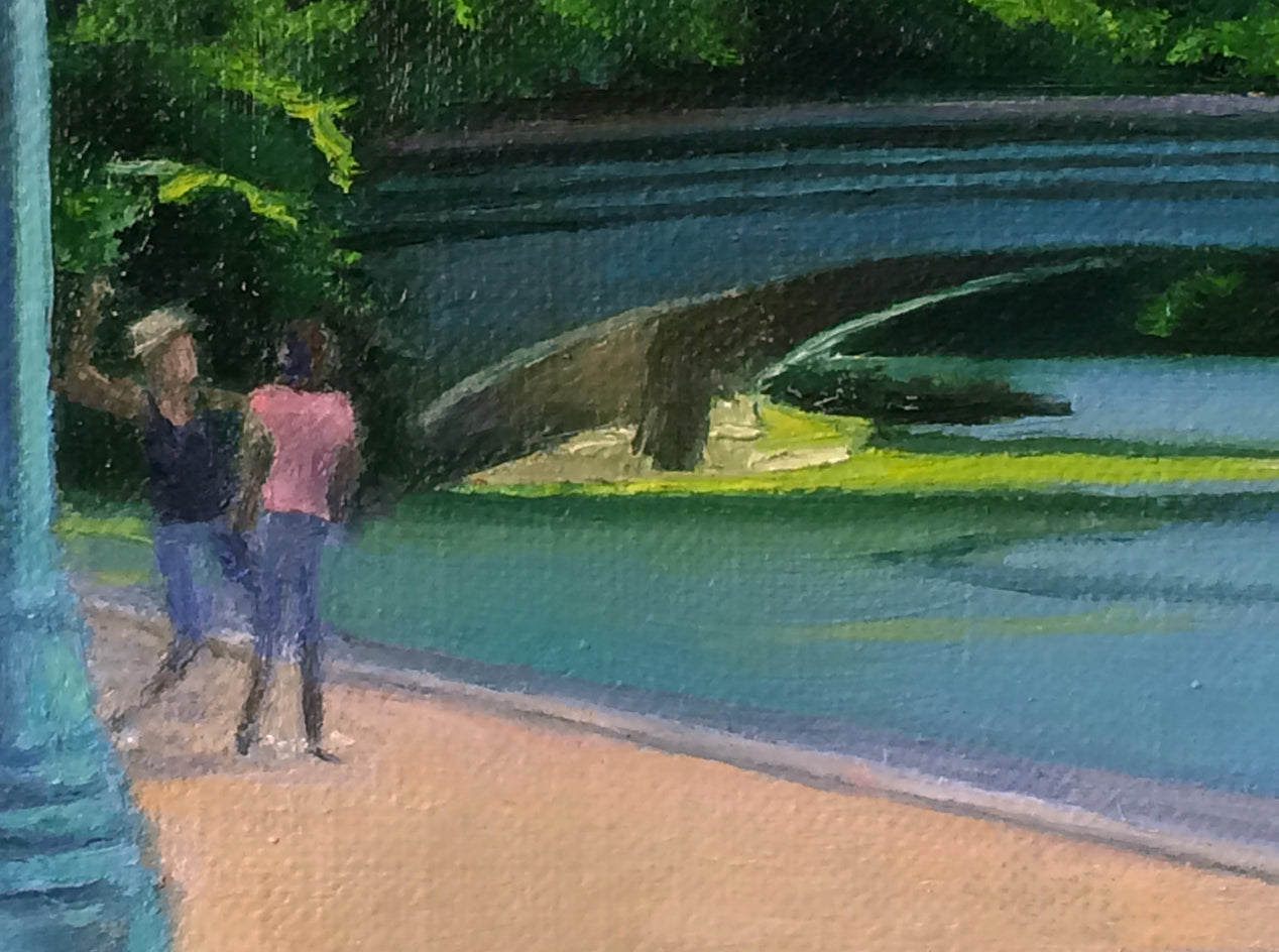 Lullwater Bridge – Prospect Park by Nick Savides |  Closeup View of Artwork 