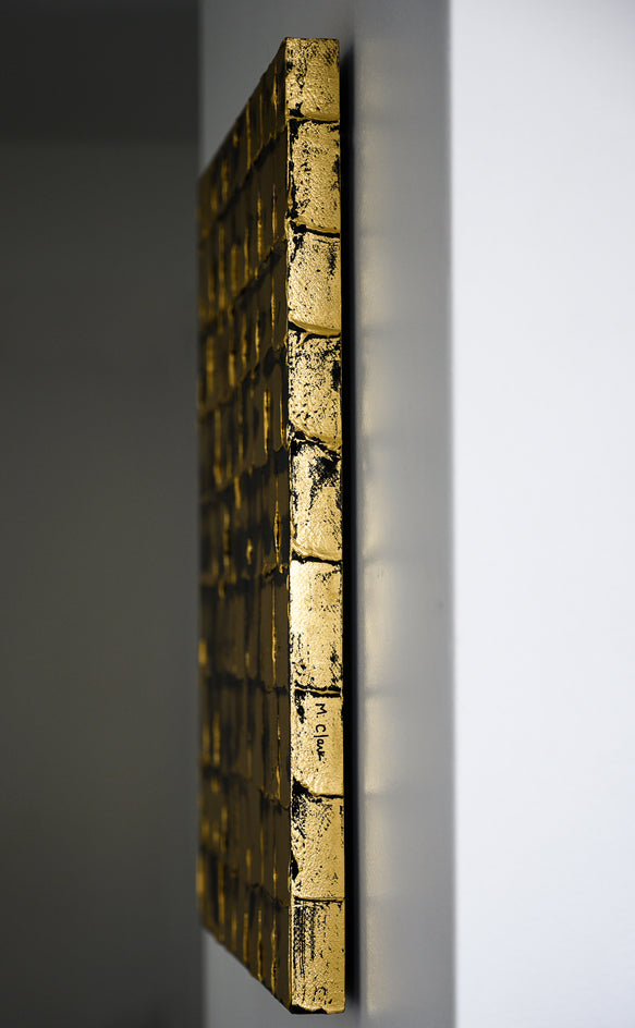 Formation by M. Clark |  Side View of Artwork 