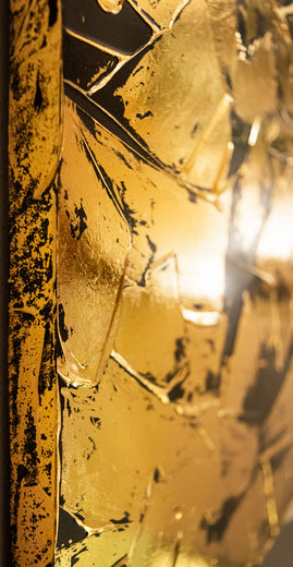 Avalanche III by M. Clark |  Side View of Artwork 