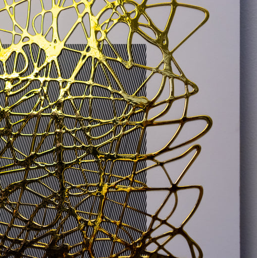 Behind the Scenes by M. Clark |   Closeup View of Artwork 