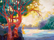Original art for sale at UGallery.com | Madrone by Teresa Smith | $425 | oil painting | 12' h x 16' w | thumbnail 1