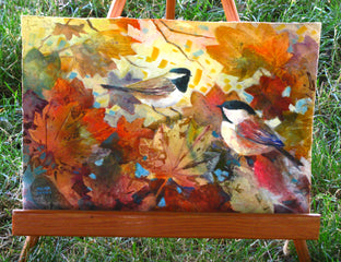 Magic Among the Leaves by Melissa Gannon |  Context View of Artwork 