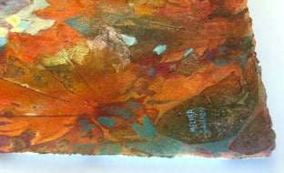 Magic Among the Leaves by Melissa Gannon |  Side View of Artwork 