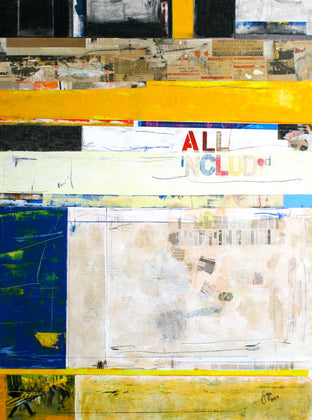 Original art for sale at UGallery.com | All Included by Juan Gabriel Perez Botero aka JUGA | $1,050 | mixed media artwork | 29.5' h x 21.7' w | photo 1