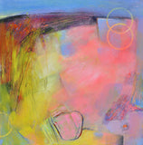 Original art for sale at UGallery.com | Landscape Abstraction with Circles by Patrick O'Boyle | $700 | acrylic painting | 20' h x 20' w | thumbnail 1