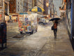 Original art for sale at UGallery.com | Mid Manhattan Drizzle by Onelio Marrero | $1,025 | oil painting | 18' h x 24' w | thumbnail 1