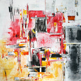 Original art for sale at UGallery.com | Turn Around by Juan Gabriel Perez Botero aka JUGA | $900 | mixed media artwork | 23.62' h x 23.62' w | thumbnail 1