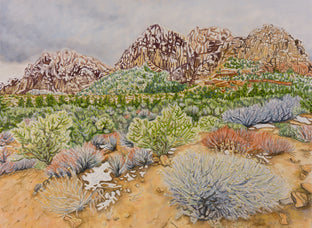 Original art for sale at UGallery.com | Dust of Snow by Crystal DiPietro | $3,375 | oil painting | 30' h x 40' w | photo 1