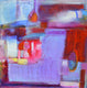 Original art for sale at UGallery.com | The Red City by Patrick O'Boyle | $700 | acrylic painting | 20' h x 20' w | thumbnail 1