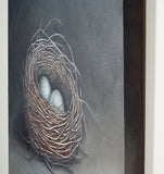 Original art for sale at UGallery.com | Make a Little Birds Nest in Your Soul by Jennifer Ross | $1,275 | acrylic painting | 30' h x 30' w | thumbnail 2