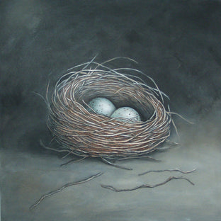 Original art for sale at UGallery.com | Make a Little Birds Nest in Your Soul by Jennifer Ross | $1,275 | acrylic painting | 30' h x 30' w | photo 1