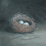 Original art for sale at UGallery.com | Make a Little Birds Nest in Your Soul by Jennifer Ross | $1,275 | acrylic painting | 30' h x 30' w | thumbnail 1