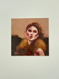 Original art for sale at UGallery.com | Chatelaine by Malia Pettit | $275 | oil painting | 12' h x 12' w | thumbnail 3