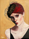 Original art for sale at UGallery.com | Fascinator by Malia Pettit | $3,675 | oil painting | 25' h x 19' w | thumbnail 1