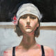 Original art for sale at UGallery.com | Lessons from the Back Seat by Malia Pettit | $375 | oil painting | 10' h x 10' w | thumbnail 1