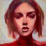 Original art for sale at UGallery.com | Mysterious Ways by Malia Pettit | $425 | oil painting | 8' h x 8' w | thumbnail 1