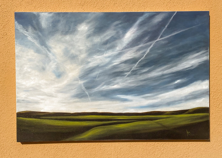 Aerial Dramatics XXIV by Mandy Main |  Context View of Artwork 