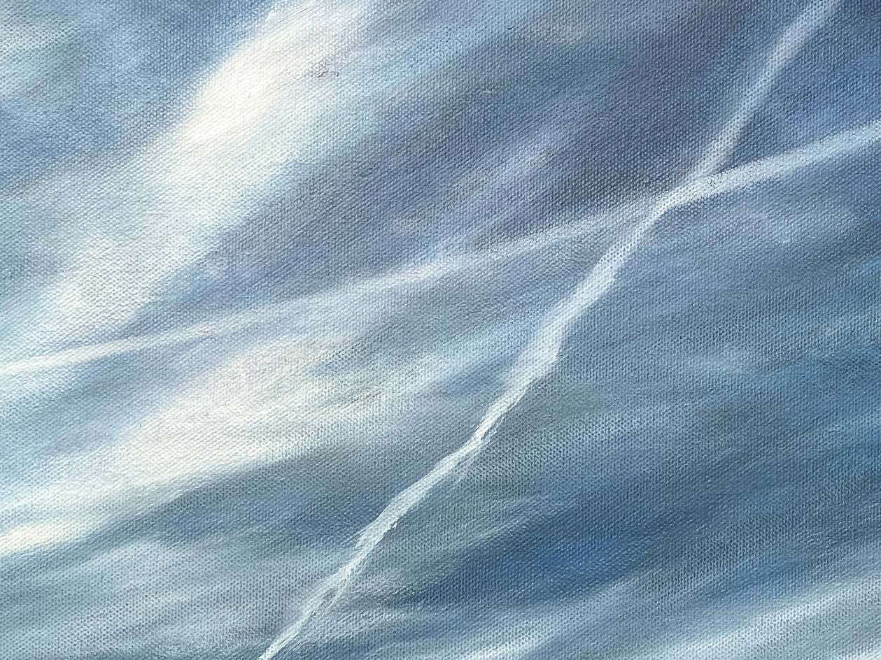 Aerial Dramatics XXIV by Mandy Main |  Closeup View of Artwork 