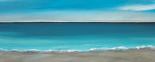 Blue Horizon II by Mandy Main |   Closeup View of Artwork 