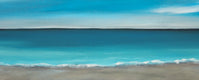 Original art for sale at UGallery.com | Blue Horizon II by Mandy Main | $700 | oil painting | 12' h x 24' w | thumbnail 4