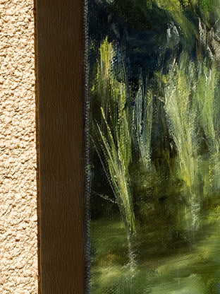Original art for sale at UGallery.com | Enchanted Sanctuary by Mandy Main | $525 | oil painting | 12' h x 12' w | photo 2