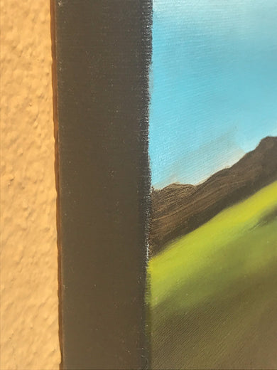 Expanse VIII by Mandy Main |  Side View of Artwork 