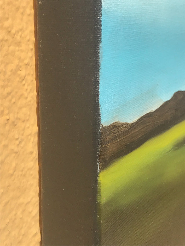 Expanse VIII by Mandy Main |  Side View of Artwork 