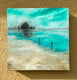 Original art for sale at UGallery.com | Haystack Rock XXVIII by Mandy Main | $525 | oil painting | 12' h x 12' w | thumbnail 3