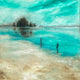 Original art for sale at UGallery.com | Haystack Rock XXVIII by Mandy Main | $525 | oil painting | 12' h x 12' w | thumbnail 1